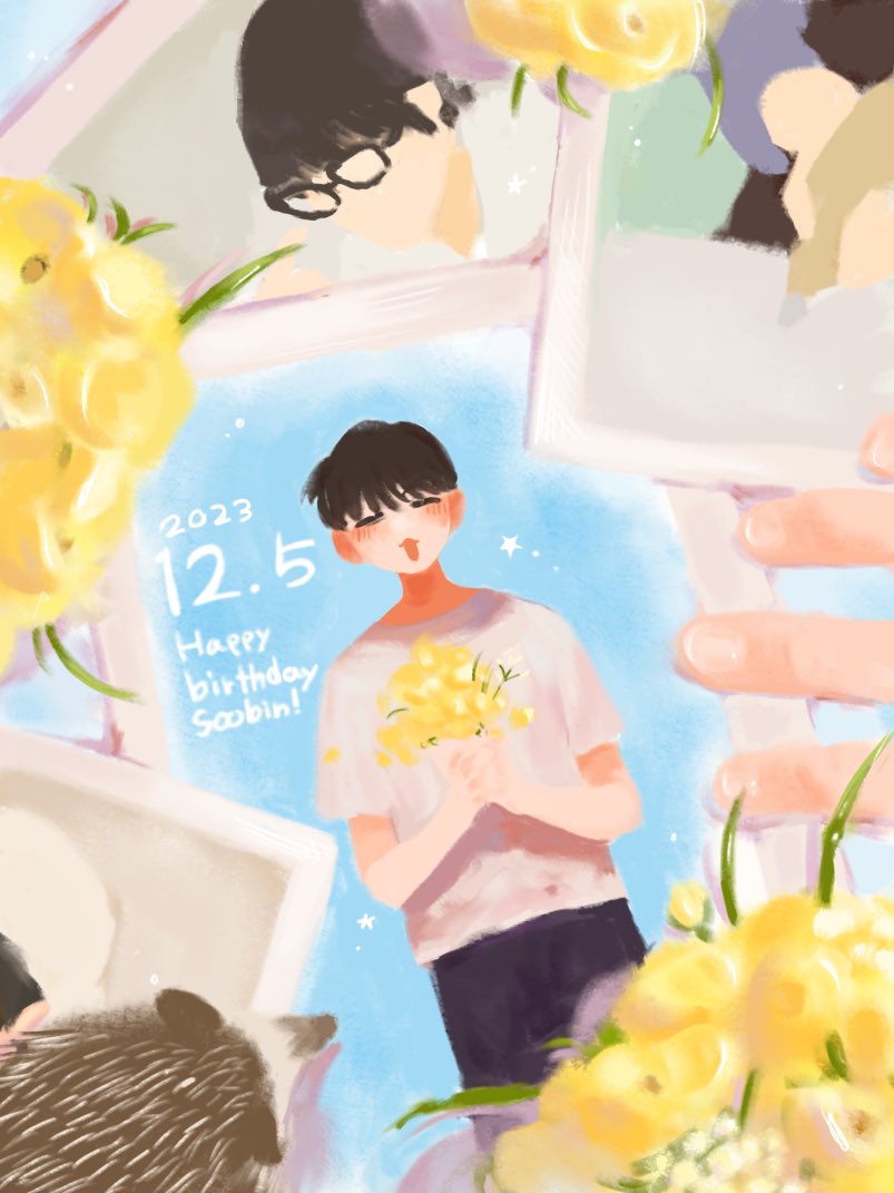 koon5353's tweet photo. #겨울하늘에서_발견한_수빈이라는별
 #愛されリーダースビンのお誕生日 
 #ToEternityWithSOOBIN 
 #TXTfanart 
Happy birthday SOOBIN！！
I hope you are happy…… https://t.co/FTKb75vhJ5