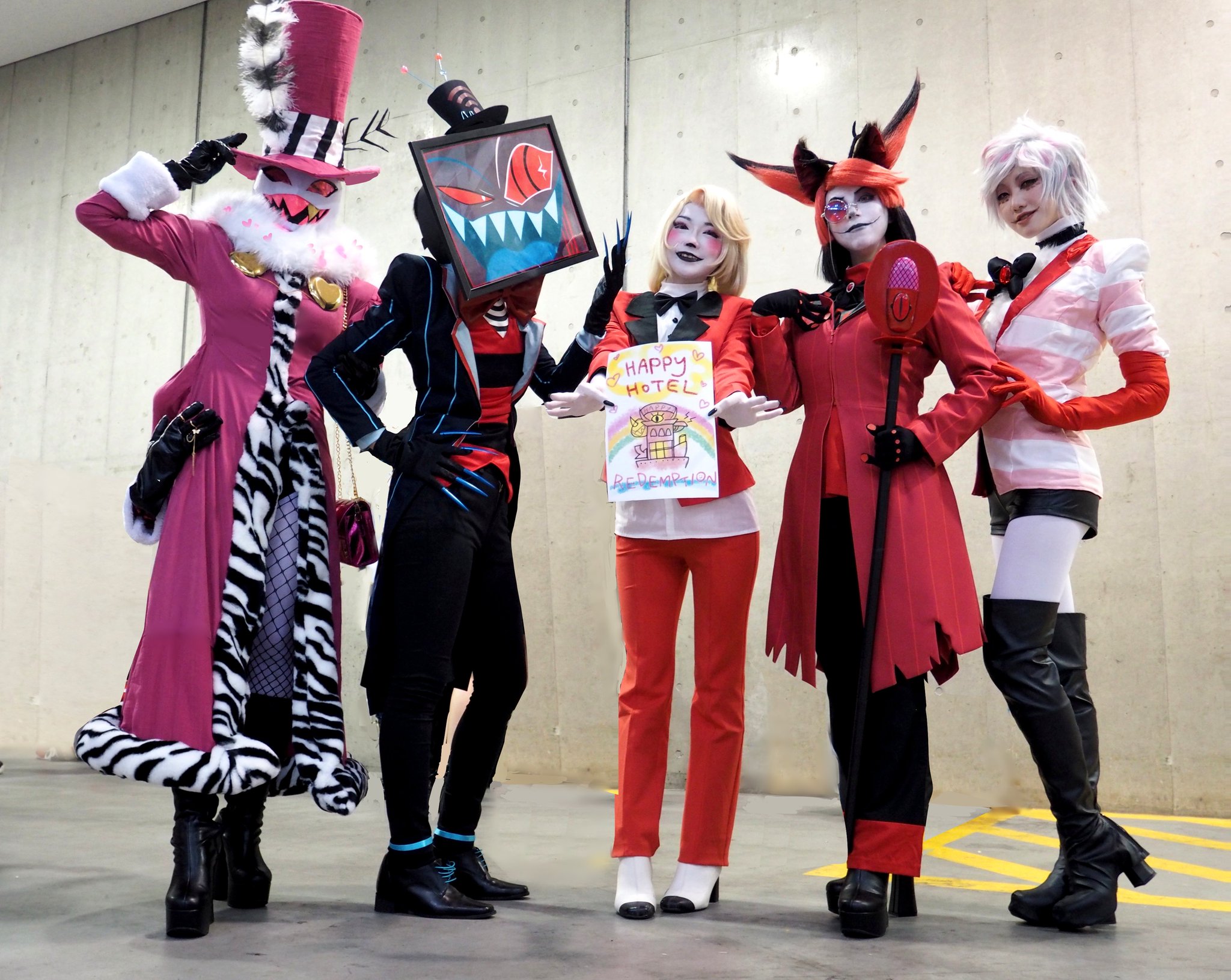 ハズビンホテル チャーリー コスプレ 衣装 ウィッグつき ハズビンホテル チャーリー コスプレセット