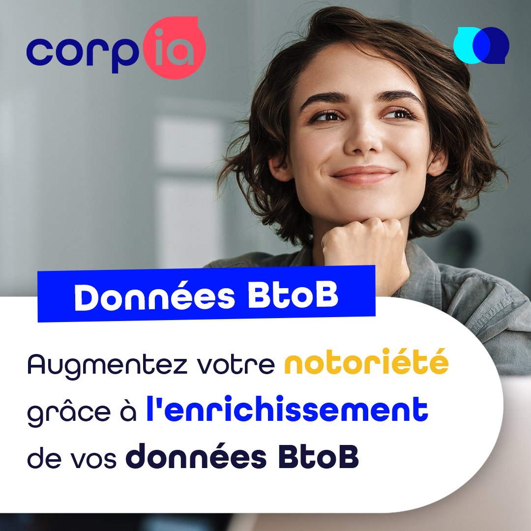 AgenceAvanci's tweet image. Augmentez votre notoriété auprès de vos clients BtoB grâce à l&apos;enrichissement de vos bases de données BtoB 🚀!   Contactez-nous pour plus d&apos;infos 👉avanci.fr/contact/