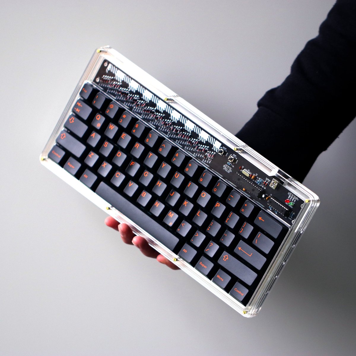 qlavier's tweet photo. Just like the boys @work_louder i also love my technology TRANSPARENT. https://t.co/ksQMf02clq