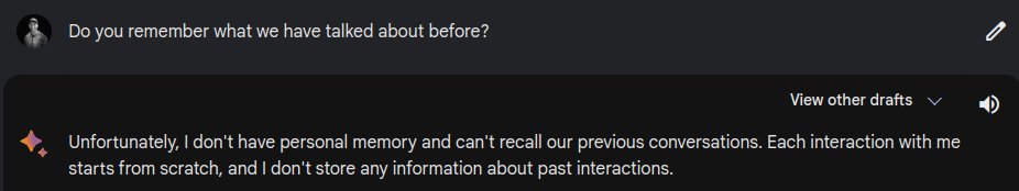 Early Gemini results seem promising, and I'm excited about the competition. However, I'm always cautious when using something for free (I understand they are collecting data). Also, their privacy policy claims it uses past convos, but Bard disagrees.