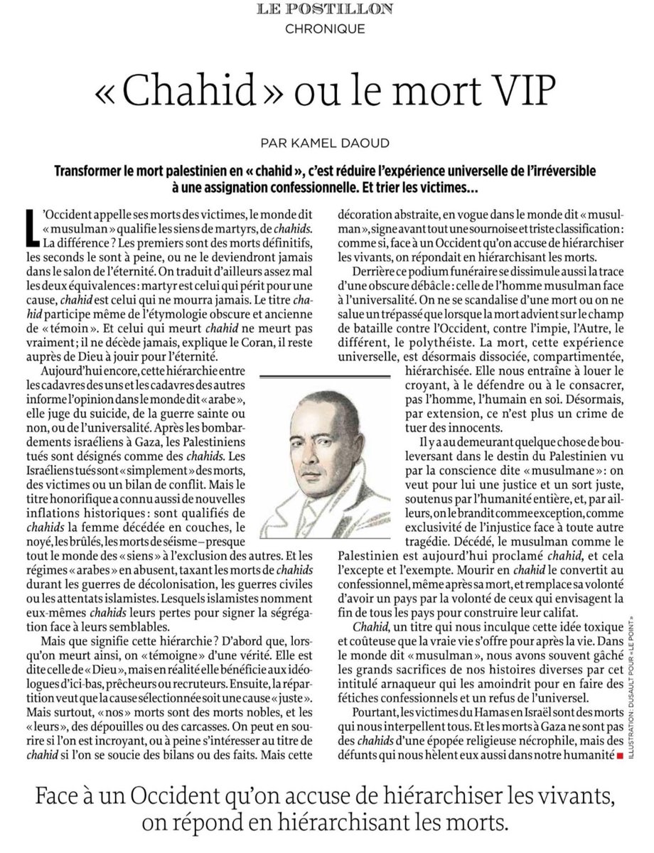 Après avoir craché en permanence sur les vivants, leur ôtant le droit de résister, voici venu le temps d’insulter les morts. Marcher sur les cadavres pour un salaire. Abject.