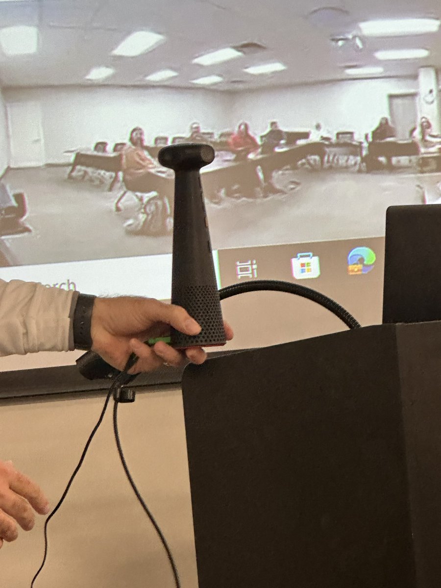 rhawki9_edu's tweet photo. Yesterday we had @Mr_Sondgeroth lead our McHenry County Tech Roundtable! #McTech It was awesome collaborating, sharing and learning from our Tech leaders! Another thanks to @ipevo ….the totem is an awesome tool for those who can’t attend in person! #ROE44 #Tech @ltcillinois https://t.co/WMn9lnLY7R