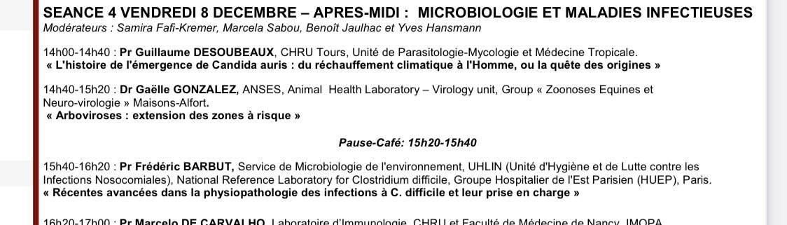 GDesoubeaux's tweet image. Great moment with my friends in Strasbourg university to discuss further about Candida auris emergence
#Unistra #Strasbourguniversity #JAPS #JAPS2023 #Candidaauris @unistra @CHRUStrasbourg @think_fungus