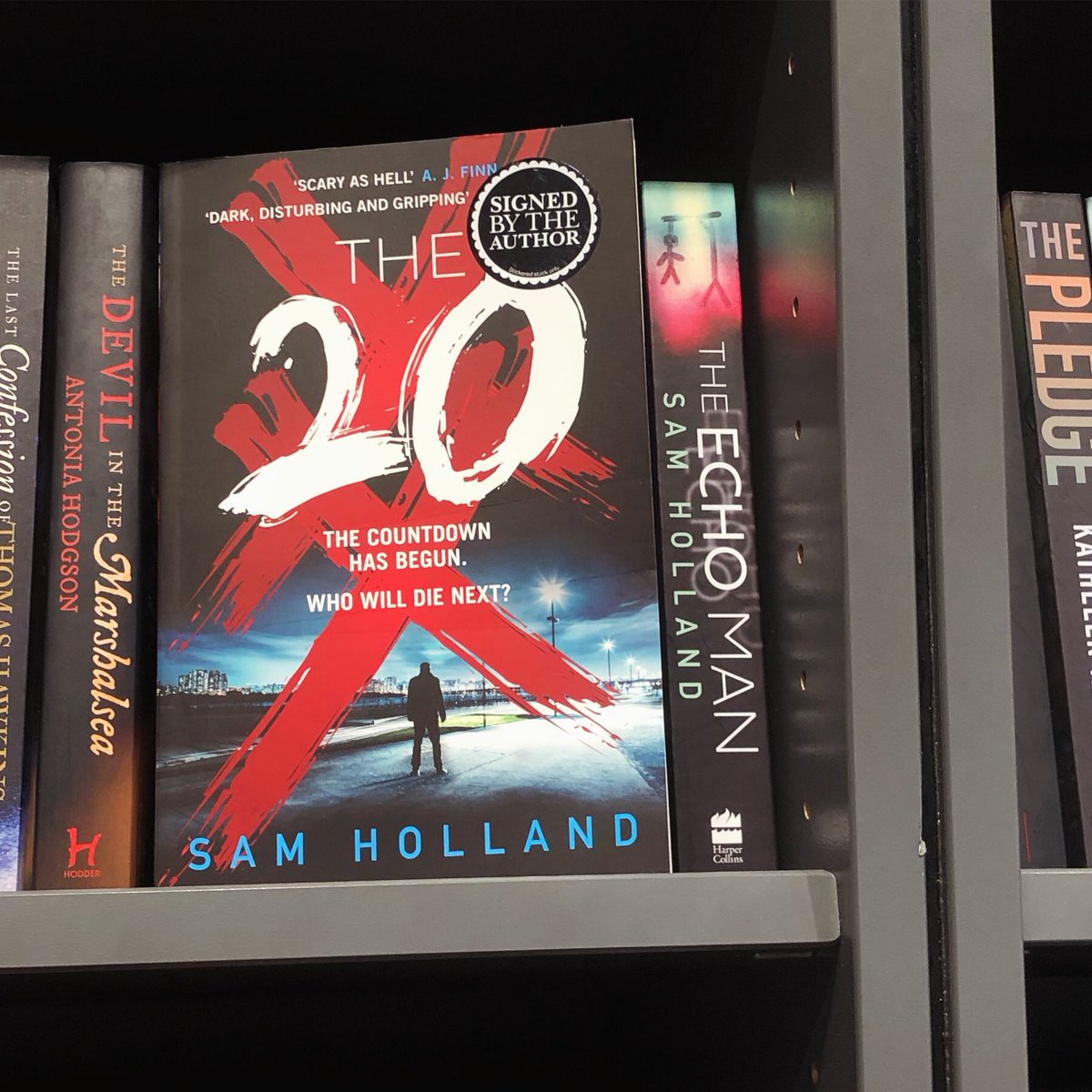 SamHollandBooks's tweet photo. Signed copies of #TheTwenty and #TheEchoMan now available at Waterstones Newcastle! @waterstonesncl https://t.co/DrvpljANt2