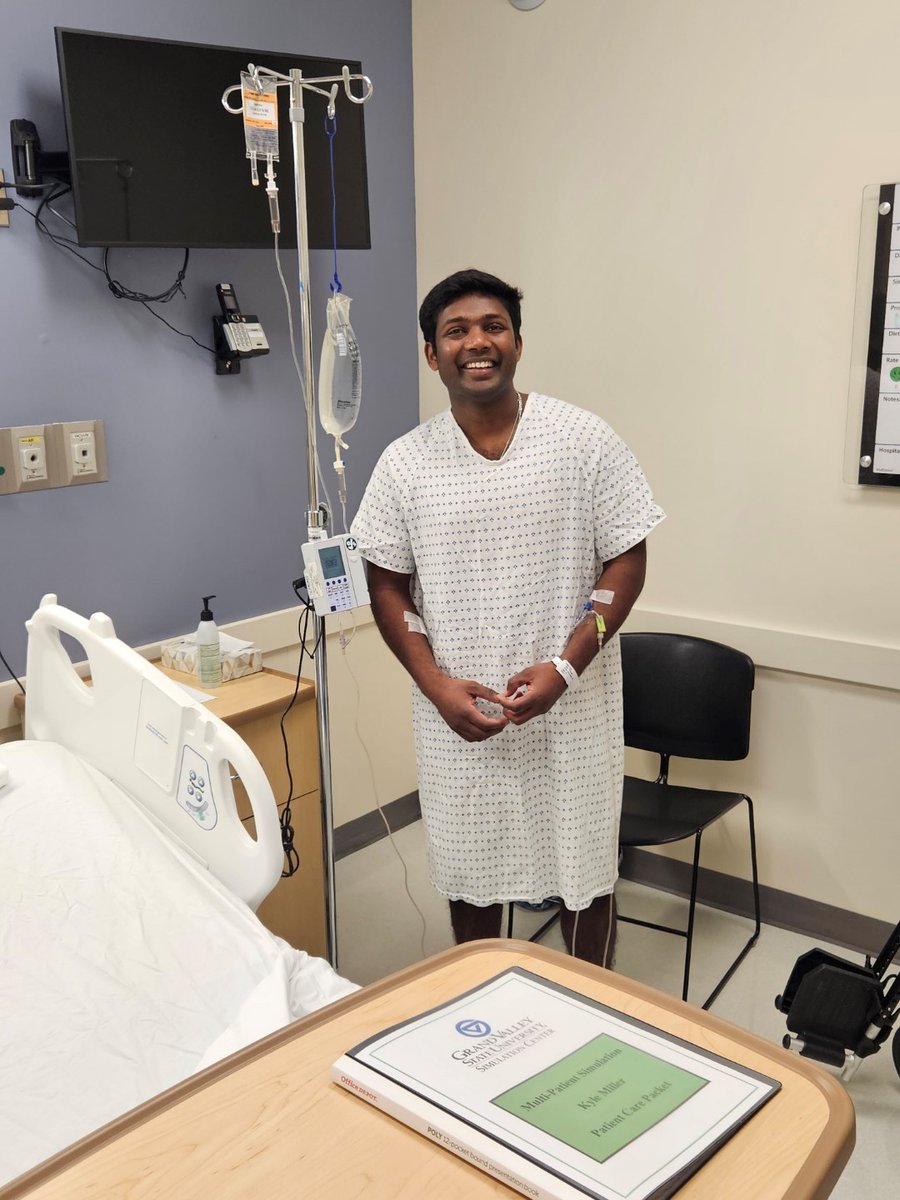 GVSUSimCenter's tweet photo. Earlier this week, we piloted a multi-patient simulation for nursing students, in their final year of studies.  More on this to come... https://t.co/z56i4sjp6R