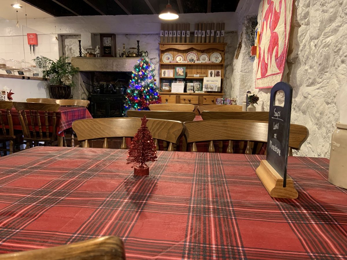 DalgarvenMill's tweet photo. Our coffee shop is looking very Christmassy, why not pop along for coffee and cake , or lunch? Our opening hours are Tues-Sat: 10am-4pm, Sun: 11amโ4pm (closed Mondays)
#coffeeshop #tearoom #coffee #cake #lunch #christmasouting #Christmasgifts https://t.co/jpgocFK5v3