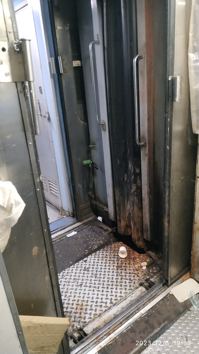 RahulRele3's tweet photo. @IRCTCofficial Pnr no4358981413 dirty coach bad smell coming from washroom not cleaned housekeeping people selling water and food in train some housekeeping people sleeping in ac coach &amp; rodely speaking waste of taxpayers money Rahul Rele chawa Brigade generalsecretary 9222158271 https://t.co/h8ZZzhF6Q2