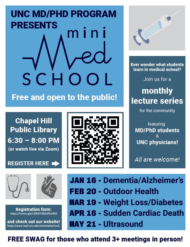 Mini Med School is back for 2024!! #uncmdphd #minimedschool #mdphd