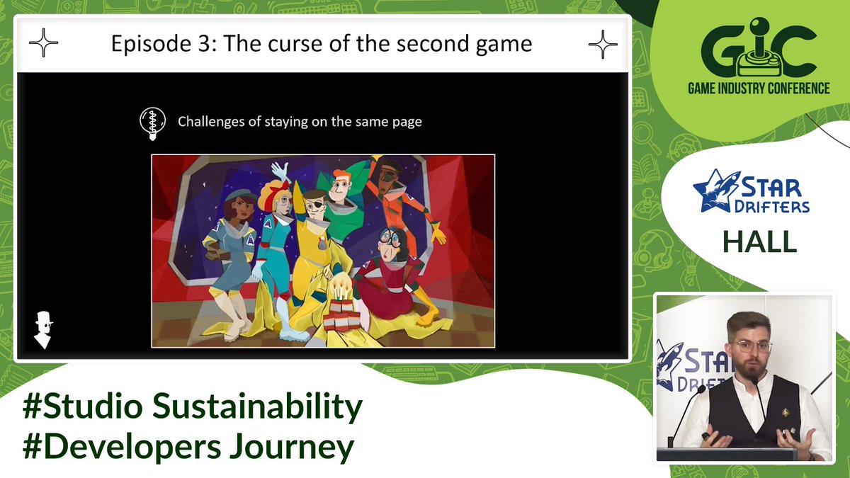 gdcon's tweet image. 𝐑𝐨𝐛𝐨𝐭 𝐆𝐞𝐧𝐭𝐥𝐞𝐦𝐚𝐧: 𝐚 𝐝𝐞𝐜𝐚𝐝𝐞 𝐨𝐟 𝐢𝐧𝐝𝐞𝐩𝐞𝐧𝐝𝐞𝐧𝐜𝐞 The talk by @gotojuch from @robotgentleman. A game studio, its culture, workflow, and reputation are not built overnight. It takes time, work, and vision to establish a team that would be able to face…