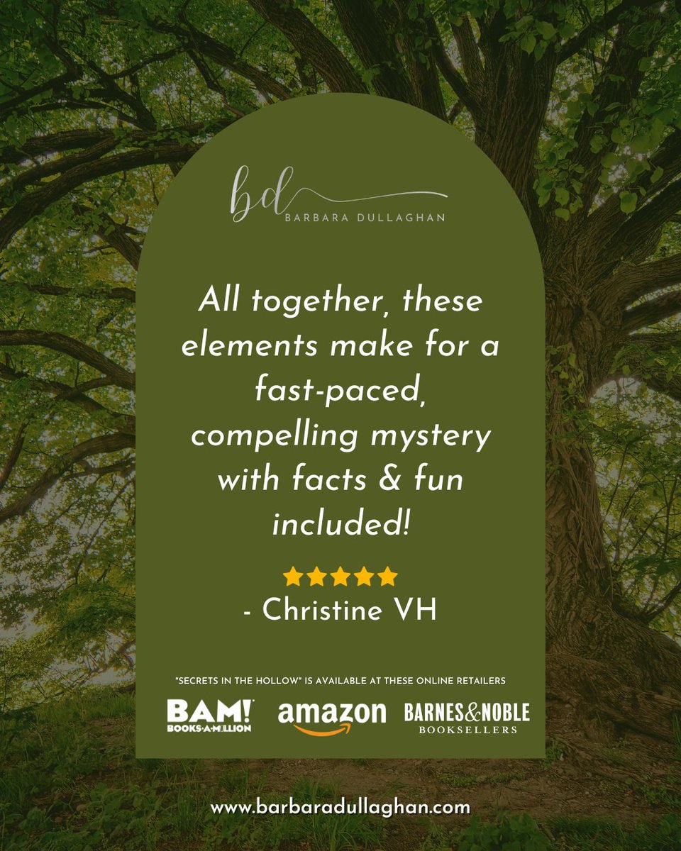 DullaghanBooks's tweet photo. Dive into a whirlwind of excitement with this fast-paced mystery, seamlessly blending facts and fun. The perfect concoction for a compelling and entertaining journey that will leave you guessing at every turn. 🕵️‍♀️

#sleepyhollownovel #secretsinthehollow #carriepeters https://t.co/UykVzwjYGm