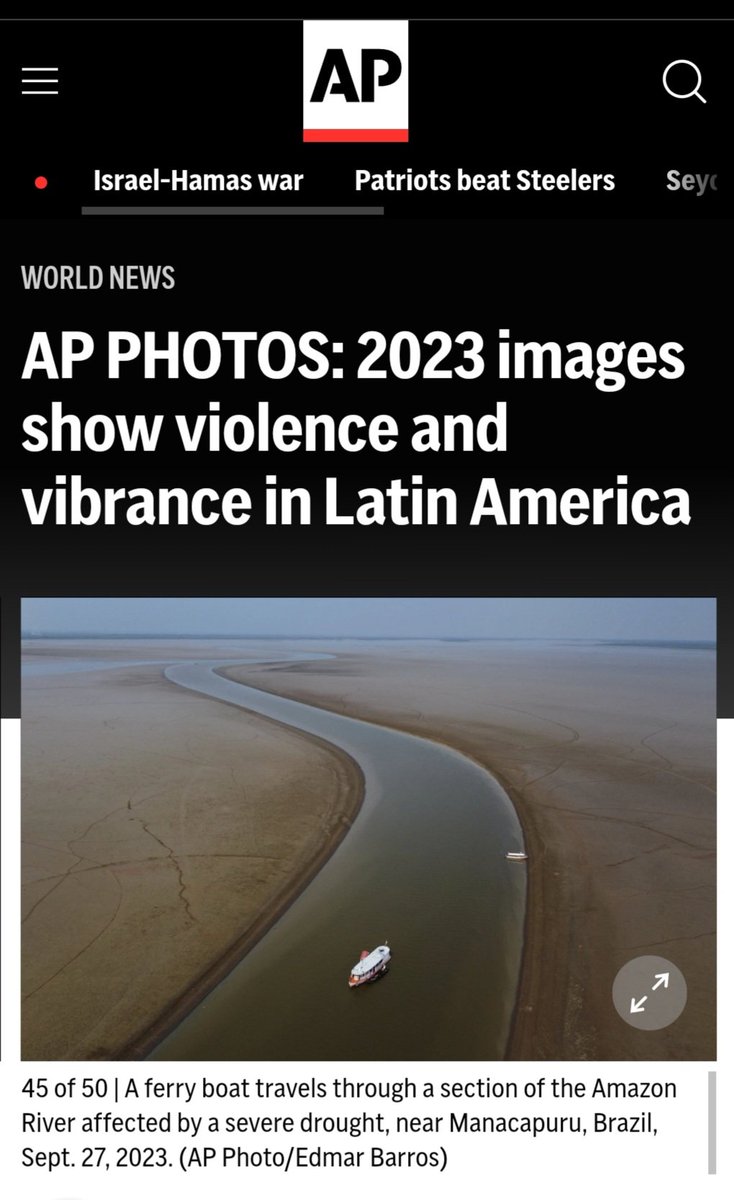 edmarbarros's tweet photo. https://t.co/moCICpIgHg Melhores fotos da @AP em 2023 na América Latina... https://t.co/4qqku7Yb6T
