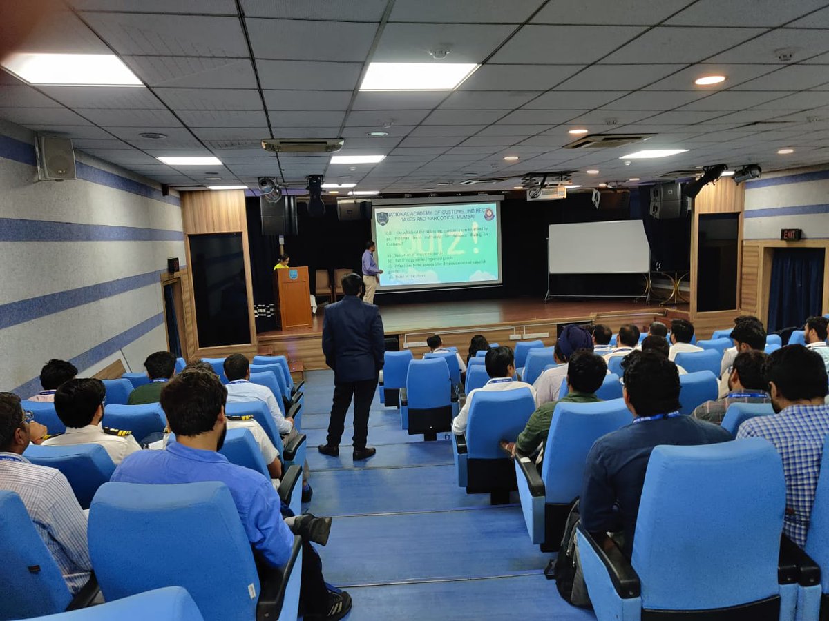 nacincbic's tweet photo. NACIN Mumbai concluded 3-week Mandatory Training for Inspectors of Customs(EO&amp;PO) for Promotion to the grade of Appraiser &amp; Superintendent on 08.12.2023. The training ended with a questionnaire on Customs procedures &amp; appreciation certificates were distributed to best performers. https://t.co/BaDMjdwkkA