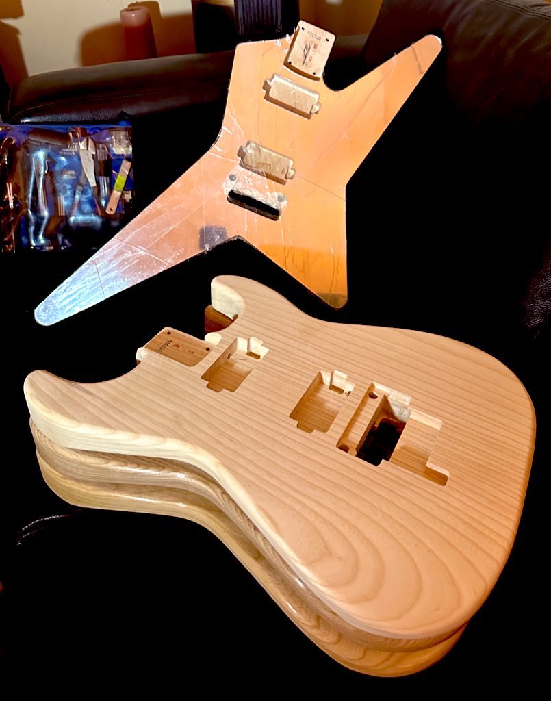 Happy #fridaymorning!! Let’s build some #guitars! (See yours in these pics?) #LFG #FYP jhaleguitars.com