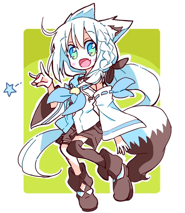 フブキちゃんだった #今年も残りわずかなので今年一番伸びた絵を貼る見た絵描きさんも強制でやる