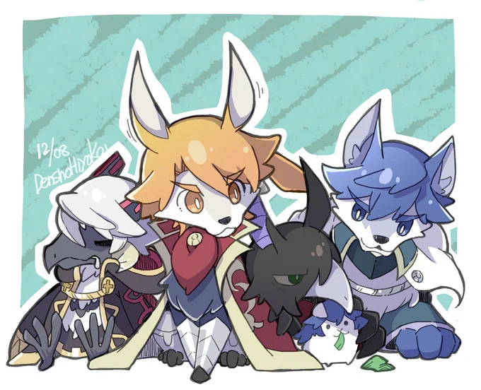 【擬獣化】折角なんでいっぱい描きました。 ルキナちゃんの擬獣化は一応別に描いたのがあるんだけど、もるもルキナちゃん描いてるのが楽しすぎて、ついもるもるにしがち。