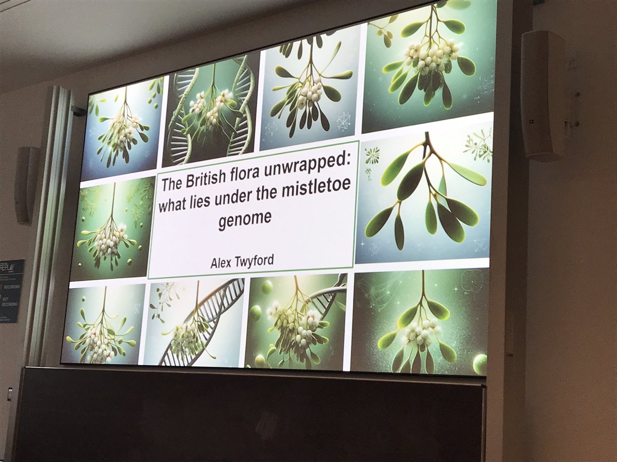 Incredible plenary talk by @alex_twyford @InstMolPlantSci Plant Science Day.