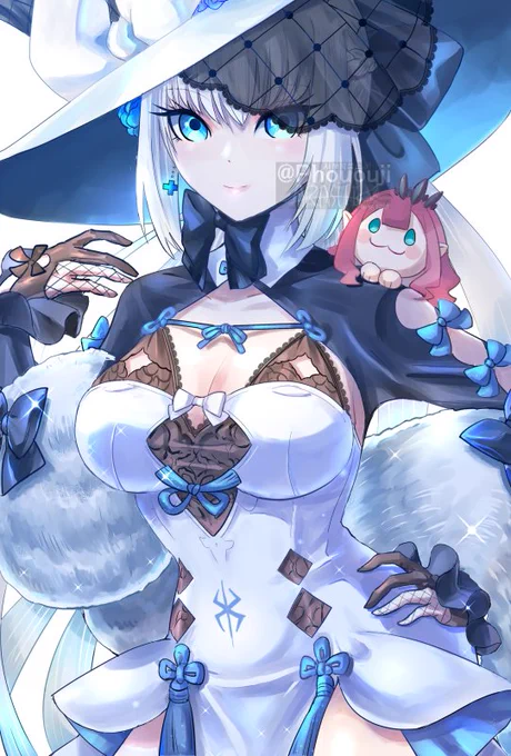 STAR影法師さんの中国版FGO7周年イラストのモルガン陛下があまりにも好き… あのお召し物、霊衣で下さい #FGO
