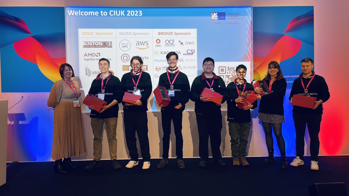 And the winners of the #CIUK2023 Cluster Challenge are… Isambards from @BristolUni 🏆 Congratulations to all of the teams for a hard fought competition 👏🏼