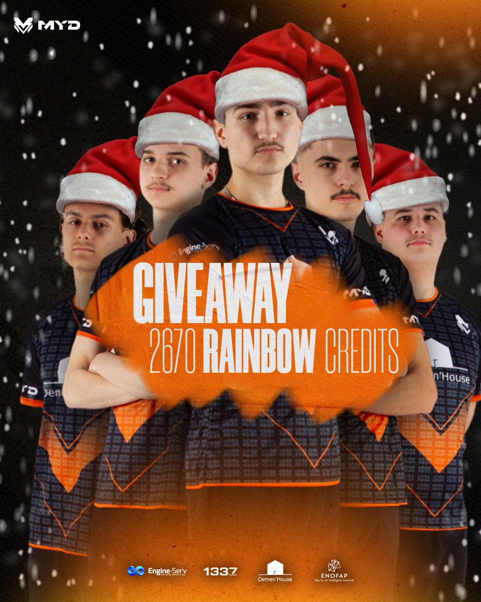 ⭐ Jeu concours ⭐

On vous fait gagner 2670 crédits R6 pour vous régaler sur le jeu.

C’est important pour nous d’avoir d’avoir des followers stylés 😉

Pour les gagner, rien de plus simple :
- Nous follow ✅
- RT ce post 🔃
- @ 2 potes pas très fort au jeu 🙃

TAS dans 48h 😝