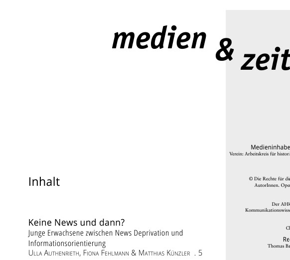 Interessieren sich junge Menschen nur für Junk-Inhalte auf Social Media? Nein! Sie sind zwar 'News-Depriviert', gleichzeitig aber stark 'informationsorientiert'. Die Befunde von <a href="/laAut/">Ulla Autenrieth</a> <a href="/fionafehlmann/">Fiona Fehlmann</a> und mir in medienundzeit.at/wp-content/upl… @FH_Graubuenden <a href="/pukberlin/">IfPuK FU Berlin</a> @IAM_Winterthur