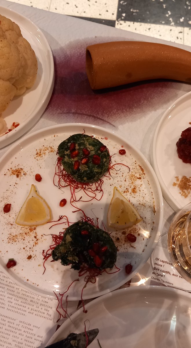 beursschouwburg.be/en/events/mast…… 

Participating in Zinaida Tchelidze's performance Mastering Ceremonies at Beursschouwburg this week. Find us at the dinnertable!