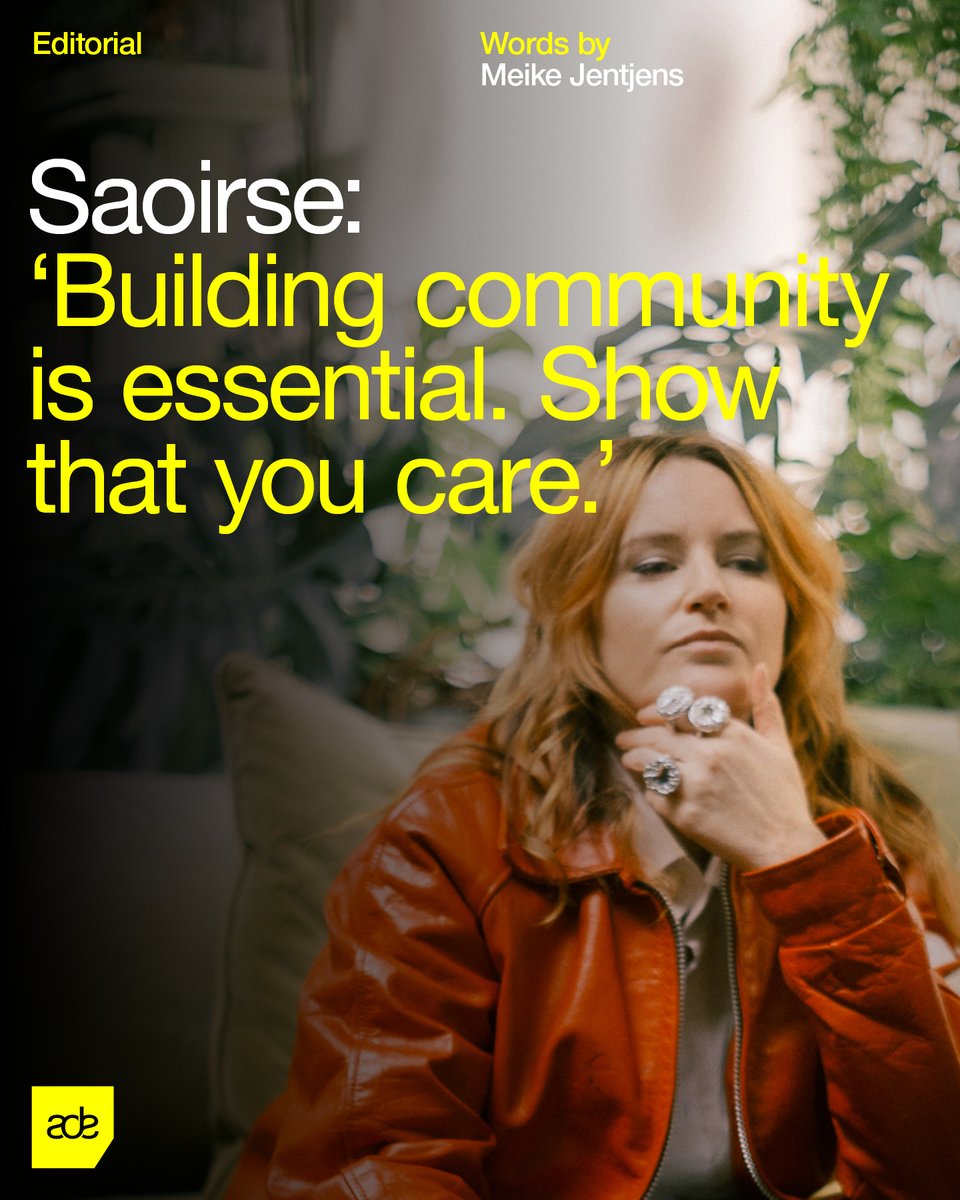 Saoirse shows up and does the work. Have you ever wondered how she cultivates communities and moves bodies everywhere she goes in her unique way? Read our interview with Saoirse: a-d-e.co/3uWiGsw