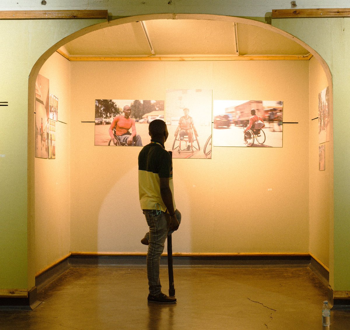 UNCC_UG's tweet photo. The Exhibition is on now at Nommo Gallery. 

Championed by @muwanguziisaach - Todays exhibition  is about inclusion, celebrating &amp; inspiring people with unique abilities through Photography 

#WeCanDoItPhotoExhibition https://t.co/C4fon7B0Ye