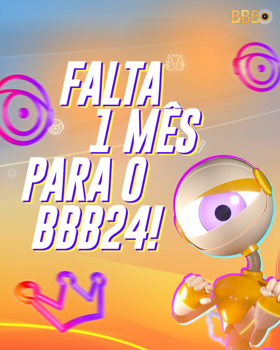 travatalks's tweet photo. CONTAGEM REGRESSIVA 🔥🔥🔥

Faltam 1 mês pro BBB24, ansiosos? #BBB24 https://t.co/gwg4CA05g2