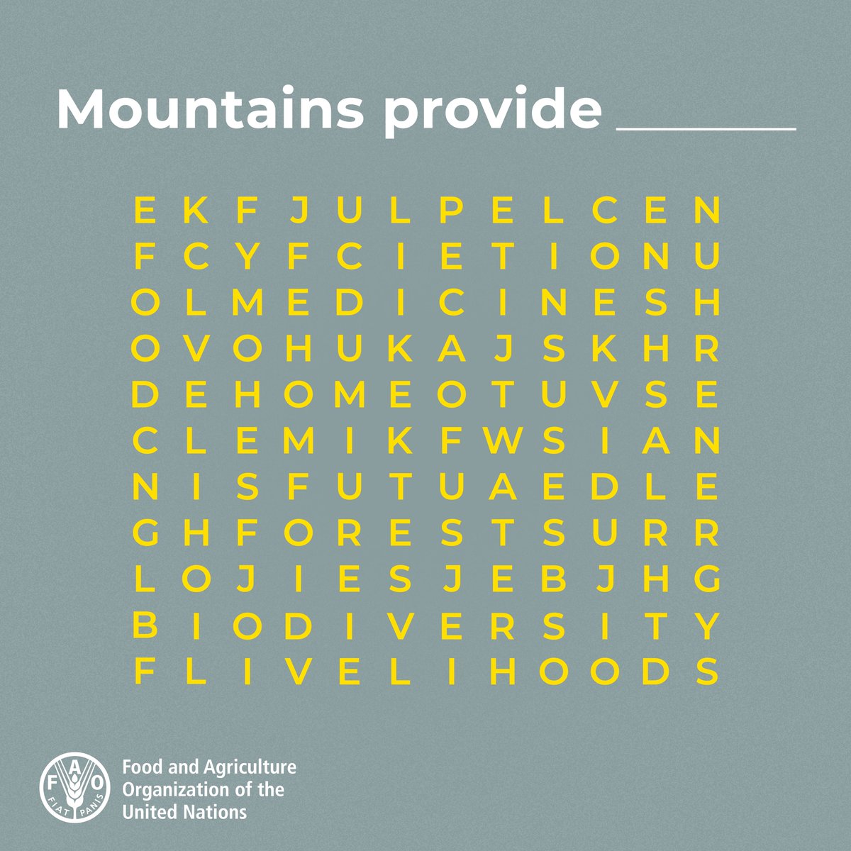Mountains provide __________.  

Share the first 3 words you see in the comments below 👇

#MountainsMatter #IMD2023 #COP28