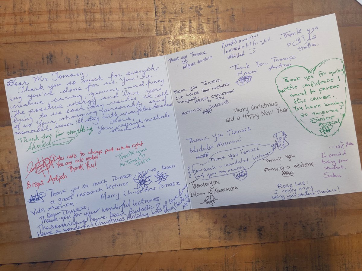 tomaszjohn84's tweet photo. Teaching Research Methods to a group of talented, bright, and ambitious #internationalstudents this year has been an absolute privilege. The level of critical thinking and engagement they've shown is top-notch @StrathEDU #StrathTESOL #StrathEdStudies #AcademicExcellence https://t.co/jW7NWxyAhU