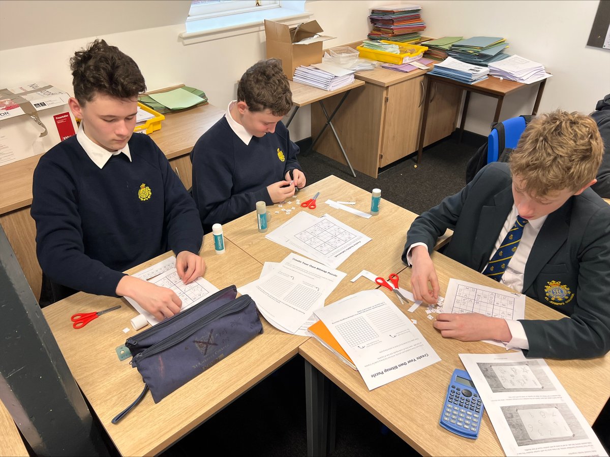 stjosephsdgc's tweet photo. The St Joseph's College Maths Club has been busy taking part in the Maths Week Scotland Christmas Holiday Countdown. #mathsweekscotland #MathsWeekScot #Christmas #geometry #maths #LoveOfWork #Marists #SHANARRI #Nurtured #Included https://t.co/chDAve7khD