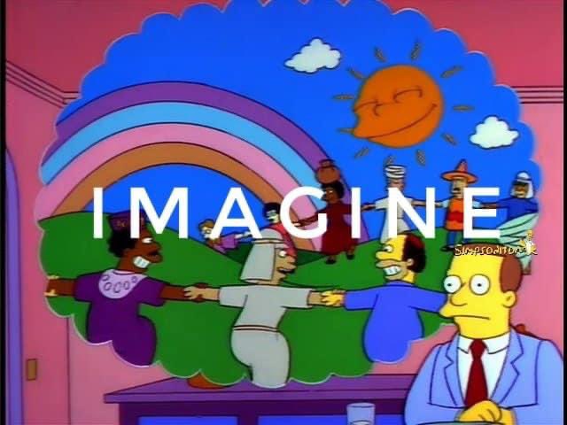 SoySimpsonito's tweet photo. Un día como hoy en 1980 muere John Lennon, uno de los mayores íconos del rock ¿Qué momentos Simpson les recuerdan a sus canciones? https://t.co/FiB15s6ROr