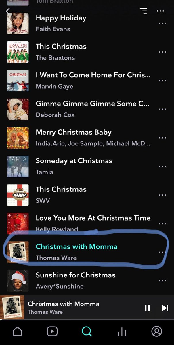 ThomasWare's tweet image. Y’all better pray I don’t faint!!!! We also got Tidal's Soul Christmas playlist 🙌🏿 Thank you #tidal 😭 You’re the best. #therealthomasware #christmaswithmomma