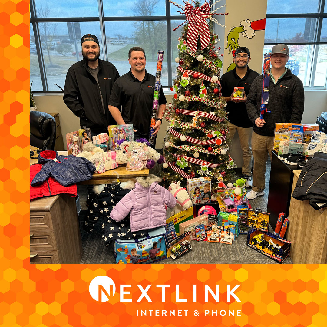 nxlink's tweet photo. Our local sales team is helping to spread Christmas cheer by donating gifts to Parker County Child Protective Services who will distribute to kids in need this holiday season! #Nextlink #weloveourcommunity #HolidayCheer #parkercountytx https://t.co/mALD4QC5Sg
