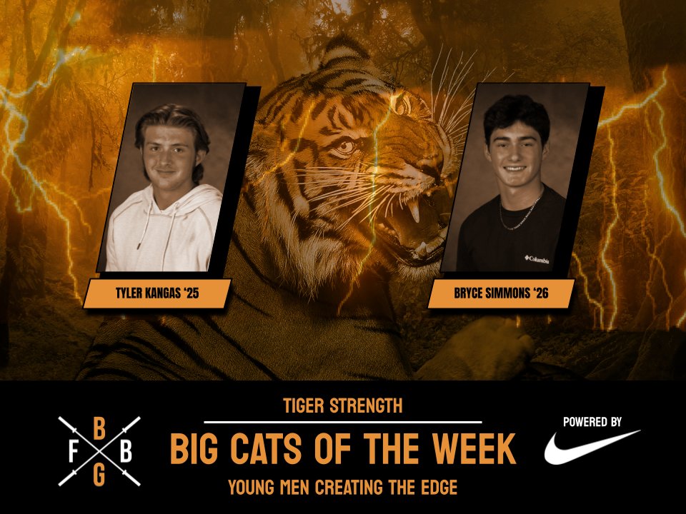 2023 Offseason BIG CATS! Love the way these two have shown their leadership this past week, no doubt they're going to have a HUGE offseason! #BCotW #TheEDGE #TigerStrength