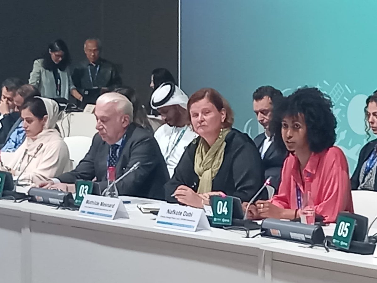 'Climate finance is not an act of charity. It is a negotiated legal obligation, a mater of justice' Nafkote Dabi, Climate Advocacy Lead at the High Level Ministerial Dialogue
#COP28  #makerichpolluterspay