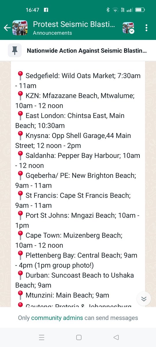 Greenanglicans's tweet photo. South Africa is mobilising against Seismic blasting . Join us! https://t.co/nDe30xUk0j