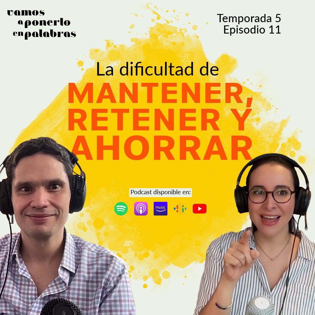 ¿Te cuesta trabajo mantener amistades, relaciones o hasta el trabajo? ¿Ahorrar para ti es algo que nunca has podido lograr? Tienes que escuchar este episodio porque le entramos al tema con todo. 
📺⬇️
youtu.be/jetYMhfdlLg
