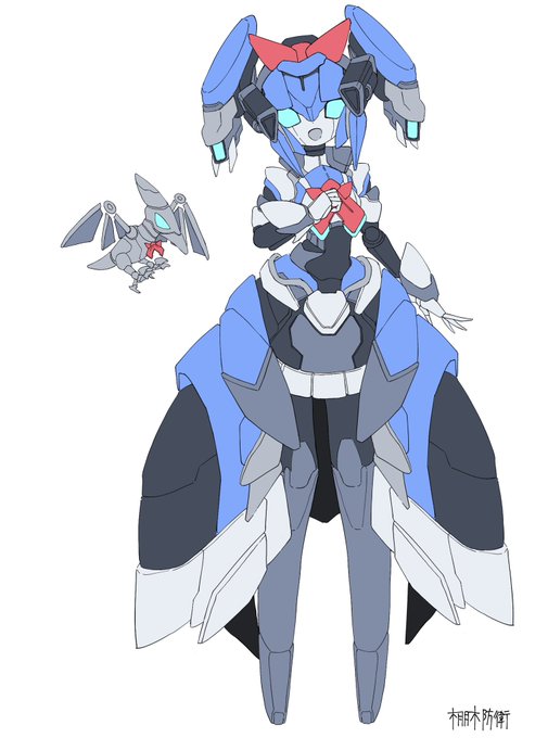 ロボキュアブルーちゃんです。 #ロボキュア