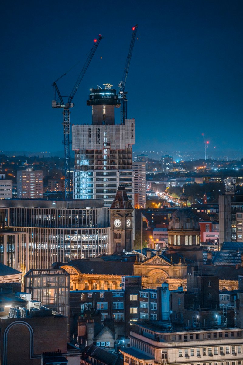 Octagon is at 28 floors and growing! It's the perfect time to share this wonderful snap from @Davefphotos. With its new height, we'd love for you to share the unexpected places you can see Octagon from... We've heard it's visible from Frankley Reservoir.