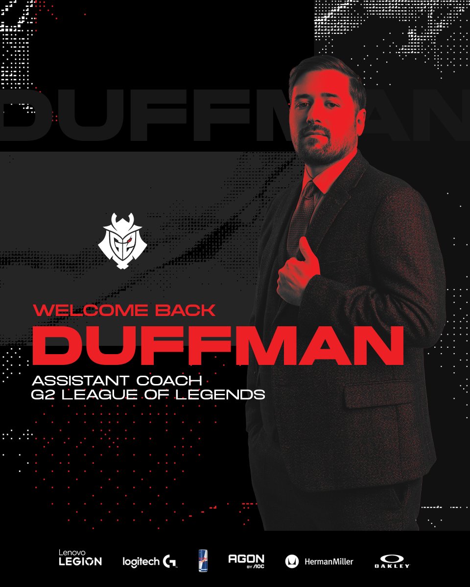 Time to run it back? 👀 Duffman joins the Scrim World Champs as Assistant Coach!