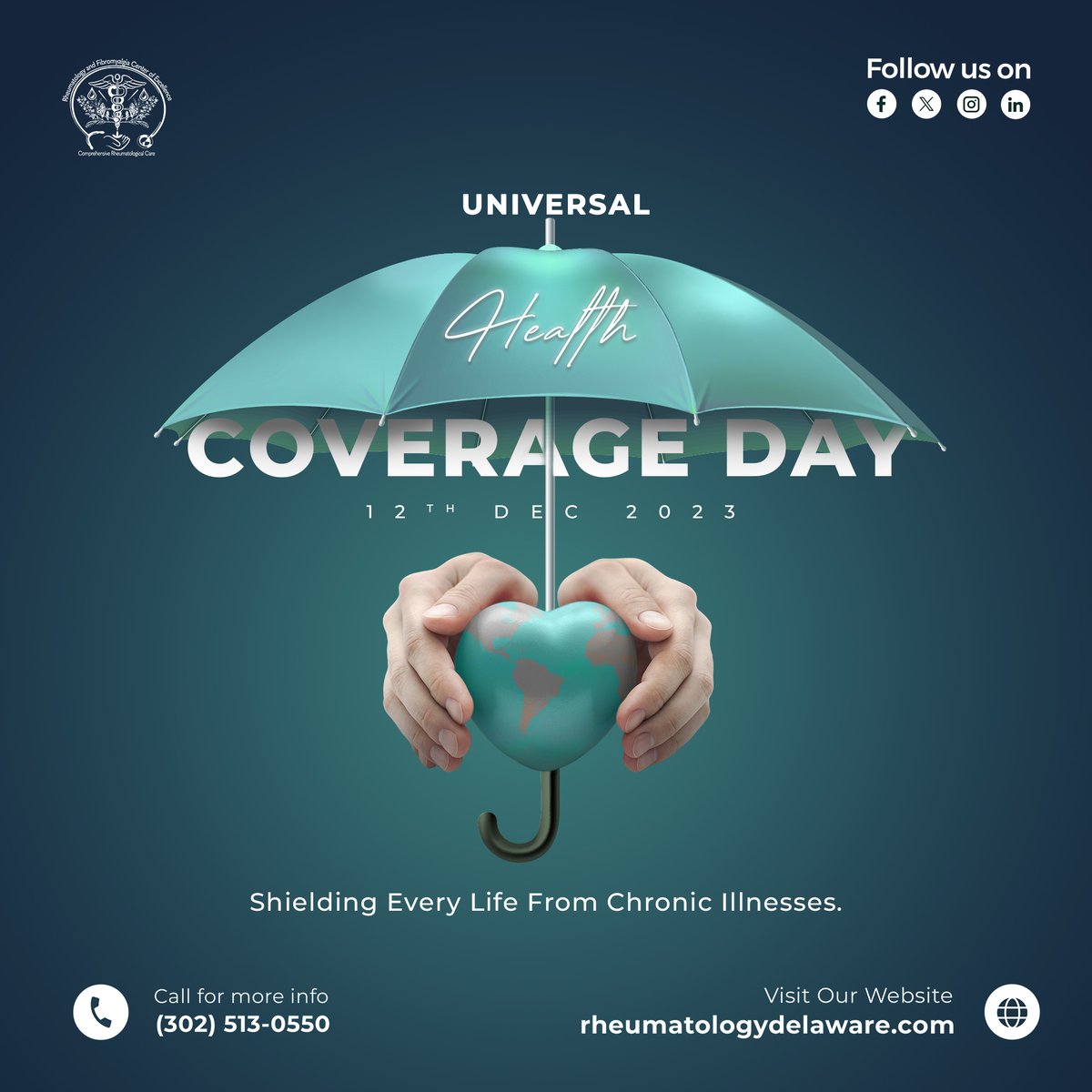 RFCEDE's tweet photo. On #UniversalHealthCoverage Day, we're dedicated to inclusive rheumatologic and fibromyalgia care, ensuring support, answers, &amp; improved lives.

Schedule an Appointment
🌐https://t.co/09ugNUI8vK

#UniversalHealthCoverageDay #UHCDay #UniversalHealthCoverage #HealthForAll #Delaware https://t.co/2CAhGfHcwc