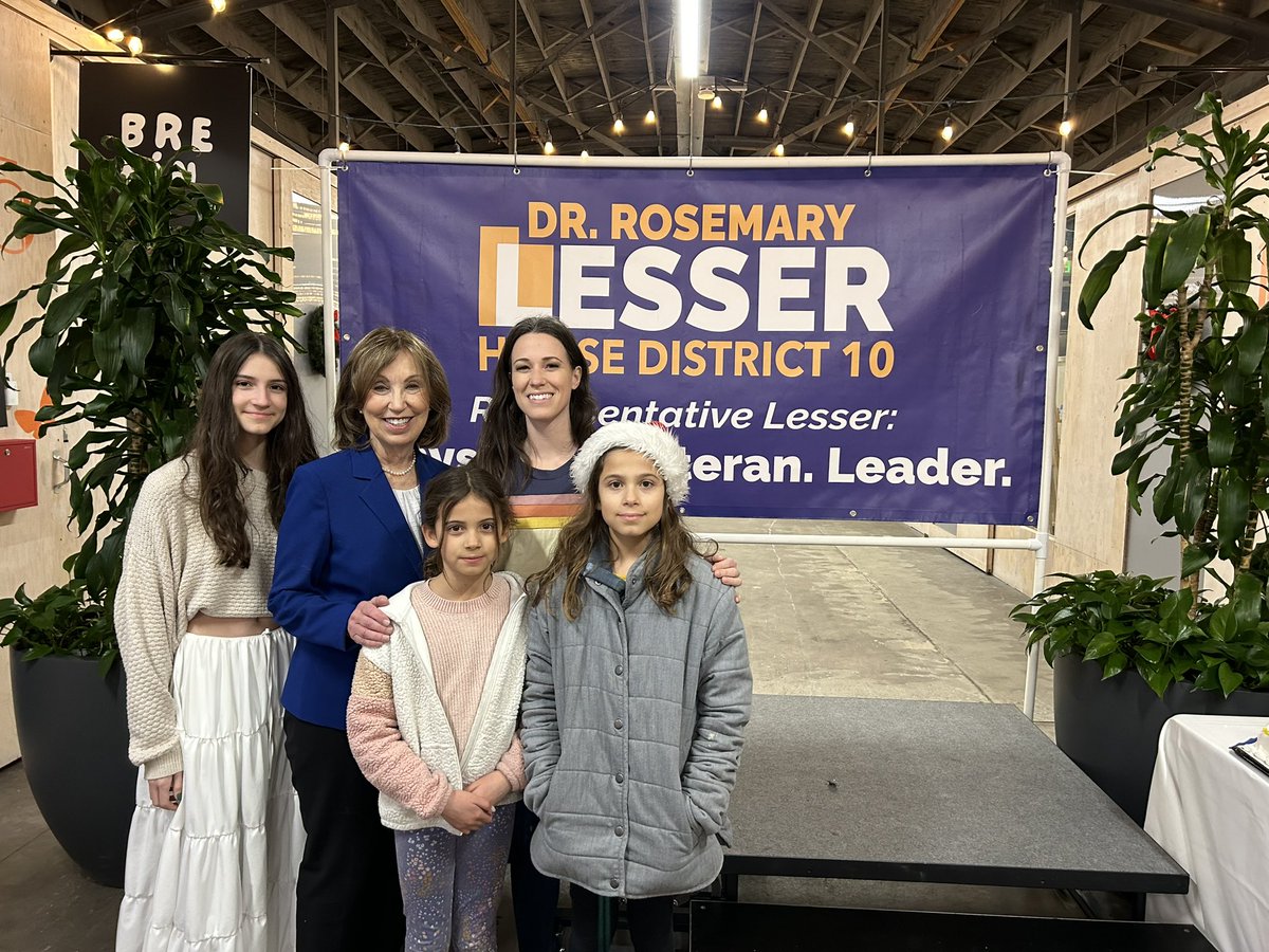 RepLesser's tweet image. Thanks @steph_pitcher for joining me in Ogden for my 2024 campaign kickoff. Your daughters deserve the “good sport” award 😉