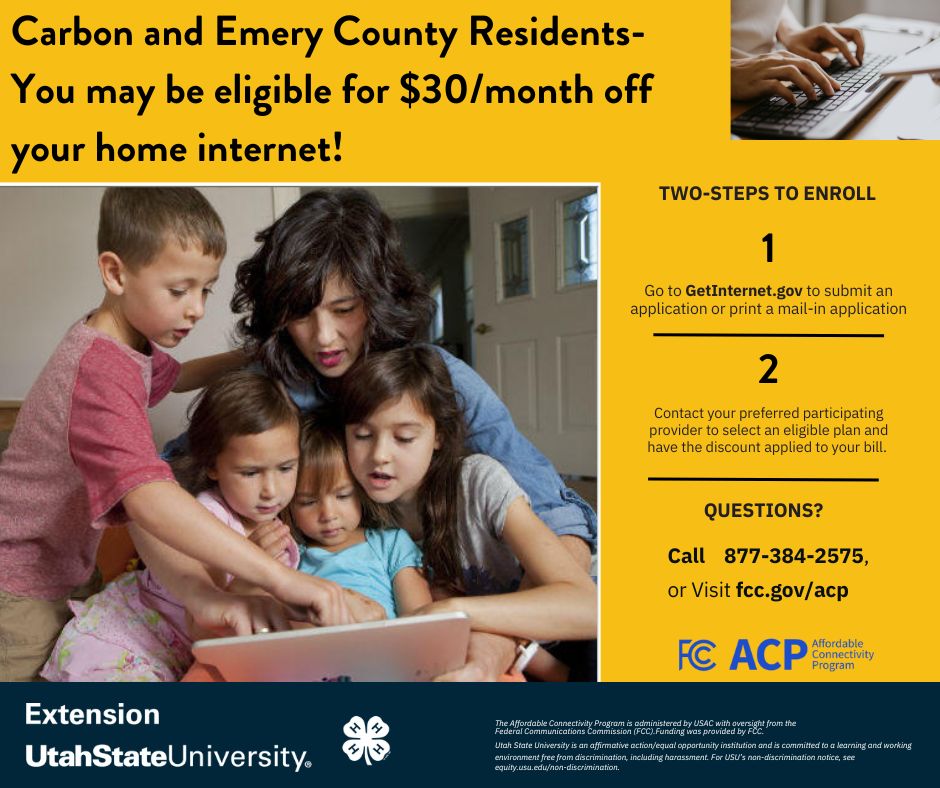 Hey families! Exciting news–the Affordable Connectivity Program is here to make staying connected easier and more affordable for you! Discover the benefits today at fcc.gov/ACP, or apply at getinternet.gov!
#AffordableConnectivity #FamilyFirst