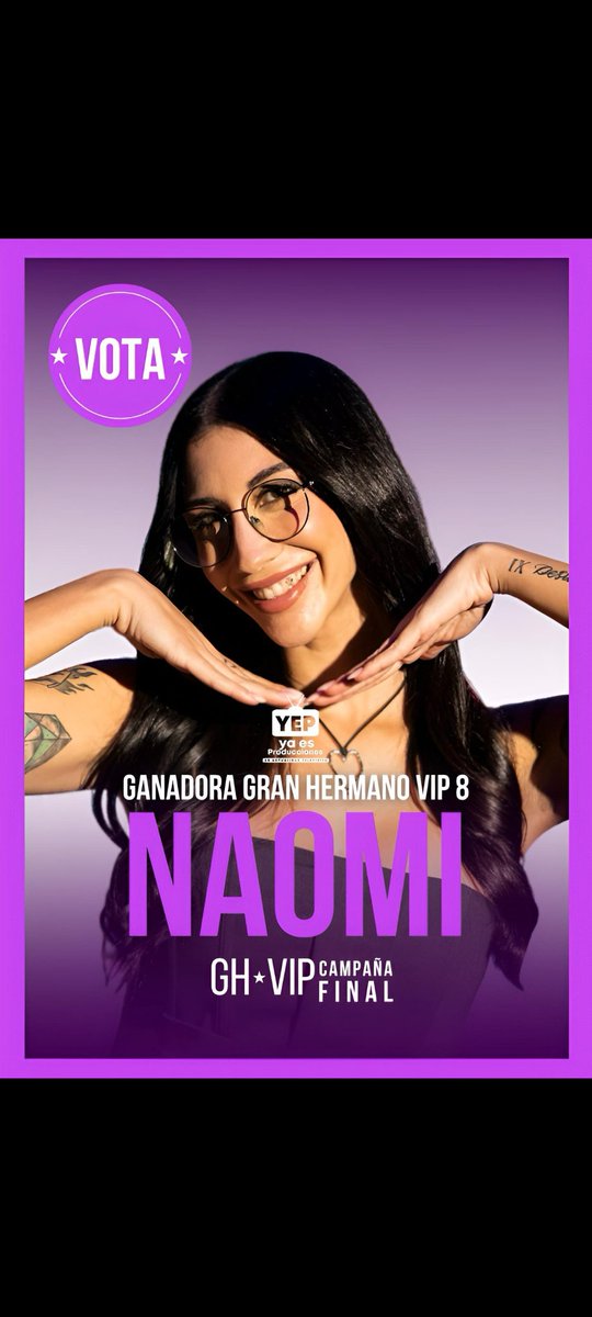holaa1725's tweet image. Todo el mundo votando a Naomi 💜💓🫶
#GHVIP8D
#NaomiGanadora 
#NaomiMereceGanar