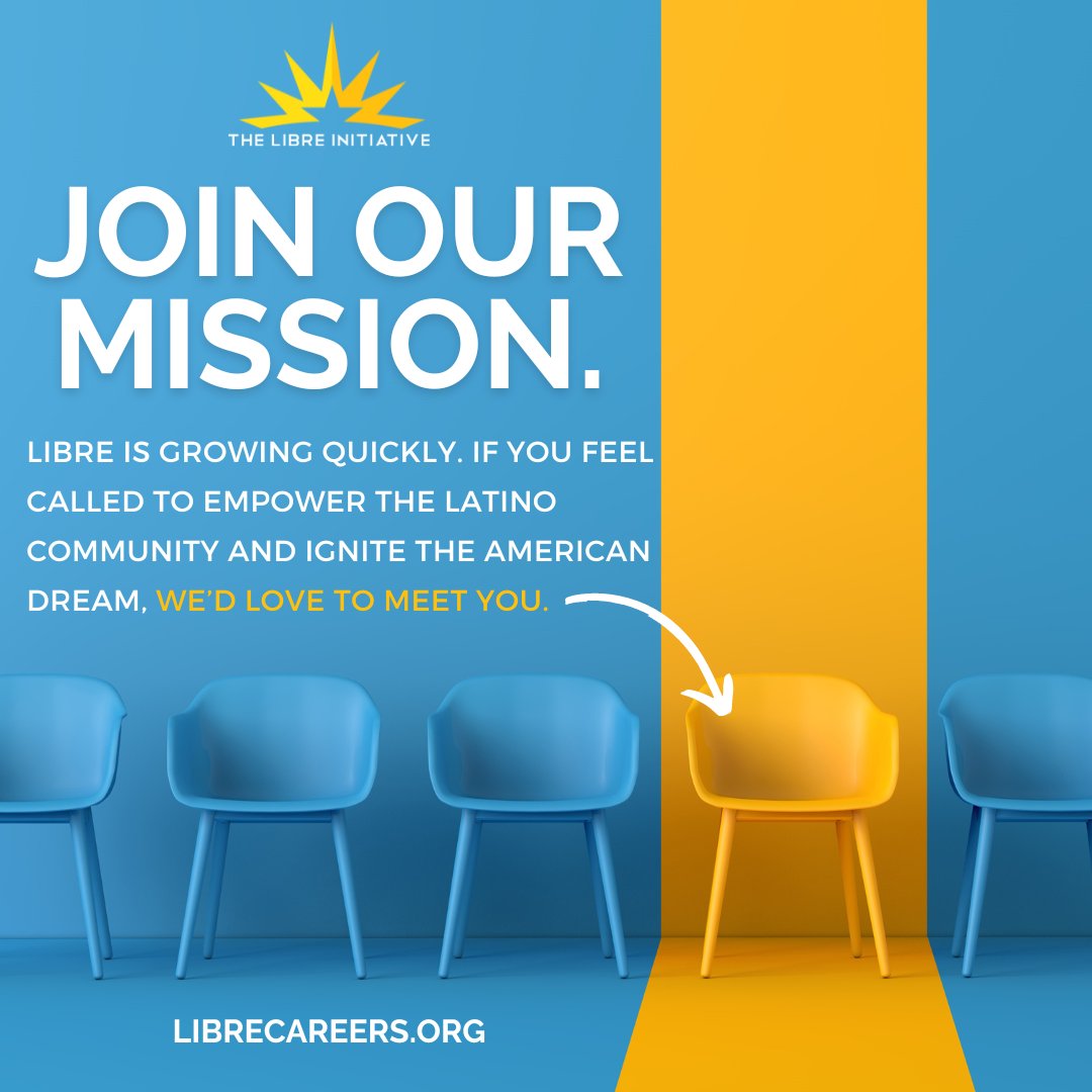 We are Grassroots.
We are Communicators.
We are Educators.
We are Leaders.
We are LIBRE.

Learn more about working at LIBRE:
bit.ly/3uRJIBz

Ready to join us?
bit.ly/41c444k
