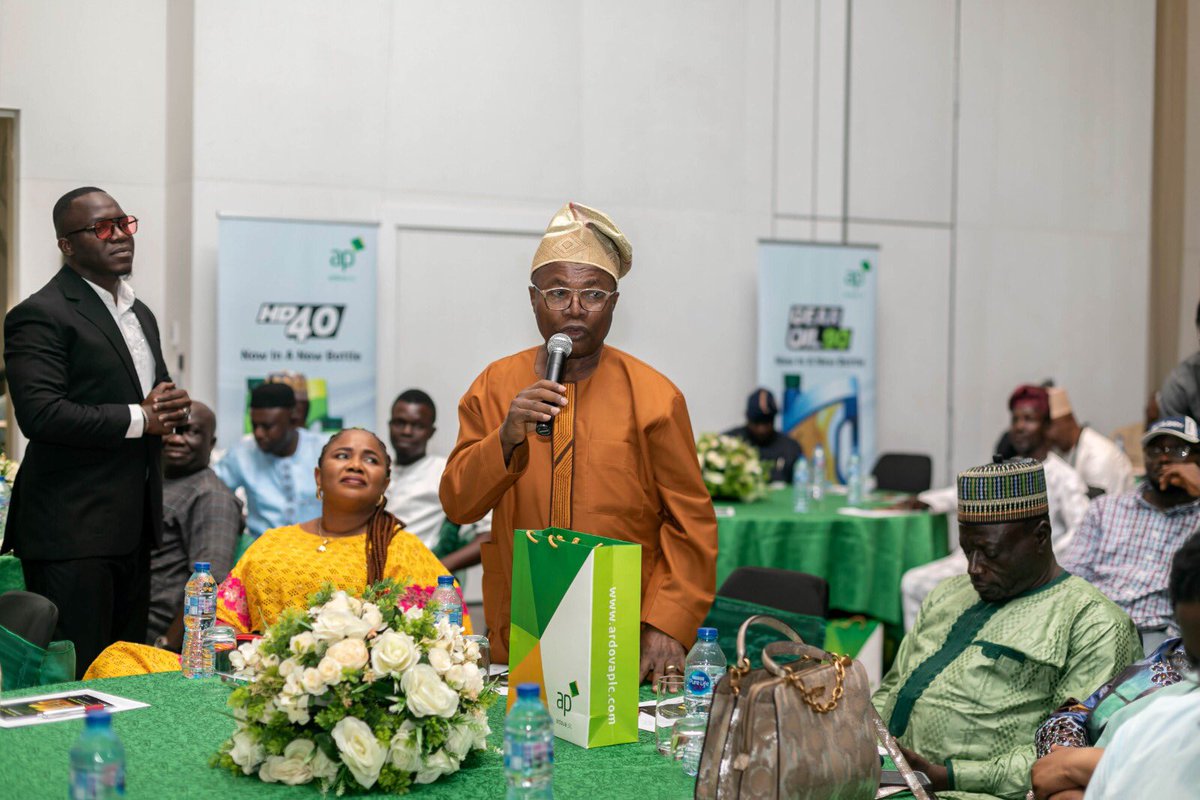 ardovaplc's tweet photo. It was a funfilled day for our dealers and distributors as we celebrated the launch of the new AP Lubricants bottles and end the year with our stakeholders in style. Swipe to experience the moments.
#APLubricants #NewBottleSameEngineOil #EngineeredForExcellentEnginePerformance https://t.co/kNLFmynuFT
