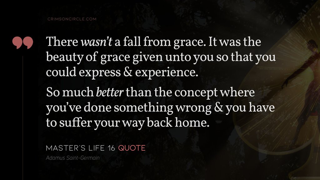 CrimsonCircle's tweet photo. ♠️ Master's Life 16
❞There wasn’t a fall from grace. It was the beauty of grace given unto you so that you could express & experience.❝
https://t.co/a6l65mKosC
#grace #fallen #fallenangel #sin #nosin #graceful #easy #easylife #slow #slowlife #joy #love #happiness #peace https://t.co/a9FIH6pO9l