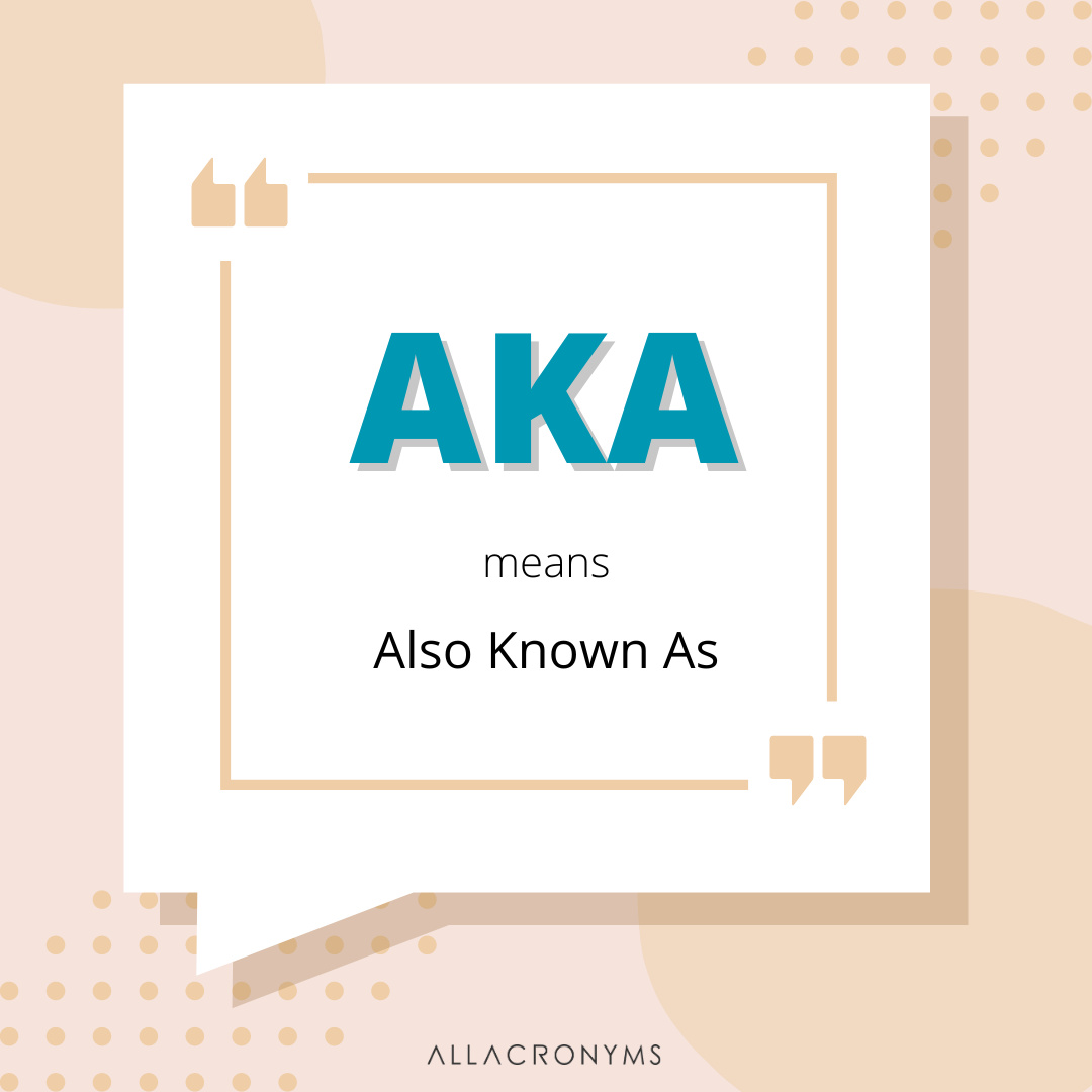 What Does Aka Mean Top Sellers cityofclovis